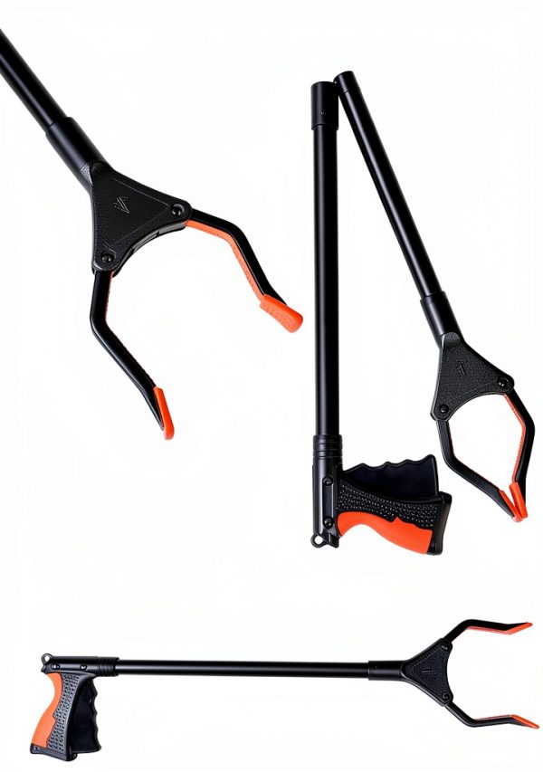 Reacher Grabber Tool by ZAYAD 32" Orange Long Trash Picker-5
