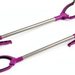 Grabber Tool 26" Easy Squeeze Reacher Grabber Pickup Tool Aluminum Lightweight Non foldable, Gripper Grabbers for Elderly Grab it Reaching Tool Trash Picker Grabber, Pink, By Luxet, 2-Pack-0