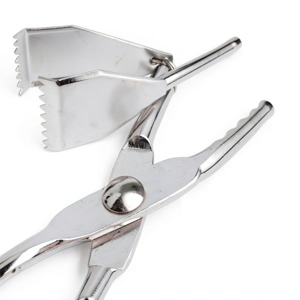 Alipis Stainless Steel Scissor Tongs Garbage Clip Reach Tool for BBQ-3