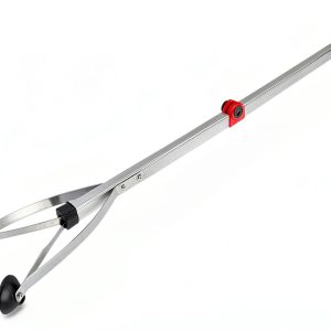 Garbage Picker Trash Picker Reacher Garbage Picker Folding Trash Grabber Garden Leaves Waste Pick Up for Trash Litter Picker Rubbish Tongs Arm Extension(Red handle)-0