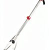 Garbage Picker Trash Picker Reacher Garbage Picker Folding Trash Grabber Garden Leaves Waste Pick Up for Trash Litter Picker Rubbish Tongs Arm Extension(Red handle)-1