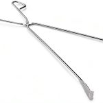 Alipis Stainless Steel Scissor Tongs Garbage Clip Reach Tool for BBQ-0