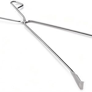 Alipis Stainless Steel Scissor Tongs Garbage Clip Reach Tool for BBQ-0