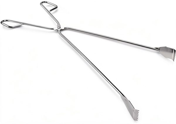 Alipis Stainless Steel Scissor Tongs Garbage Clip Reach Tool for BBQ-0