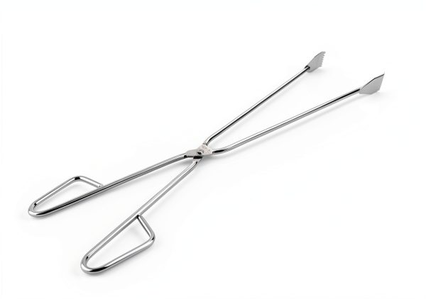 Alipis Stainless Steel Scissor Tongs Garbage Clip Reach Tool for BBQ-7