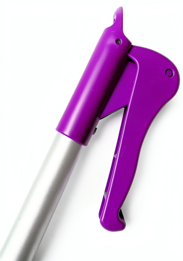 Grabber Tool 26" Easy Squeeze Reacher Grabber Pickup Tool Aluminum Lightweight Non foldable, Gripper Grabbers for Elderly Grab it Reaching Tool Trash Picker Grabber, Pink, By Luxet, 2-Pack-2