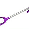 Grabber Tool 26" Easy Squeeze Reacher Grabber Pickup Tool Aluminum Lightweight Non foldable, Gripper Grabbers for Elderly Grab it Reaching Tool Trash Picker Grabber, Pink, By Luxet, 2-Pack-1