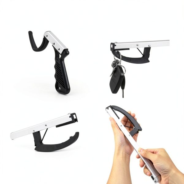 Mumufy 12 Pack Grabber Reacher Tool for Elderly, 32" Foldable Trash Picker Long Pick up Stick Lightweight Handy Mobility Arm Extension Aid Reaching Assist Tool for Disabled, After Surgery Recovery-3