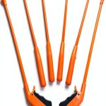 ArcMate Qwik-Pik Economy Trash Pick Up Tool, Outdoor Reacher Grabber Litter Picker, Jaws Open 3.5", Rotates 360 Degrees, for Volunteers, 1 lb. Pick Up Capacity, Orange, 31", 6-Pack (15615)-0