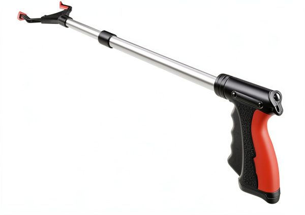 Reacher Grabber Tool, 32" Grabbers for Elderly, Lightweight Extra Long Handy Trash Claw Grabber, Mobility Aid Reaching Assist Tool for Trash Pick Up, Nabber, Litter Picker, Arm Extension (Orange2)-0