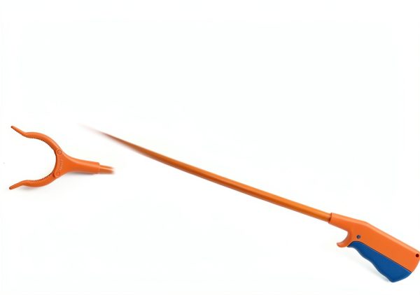 ArcMate Qwik-Pik Economy Trash Pick Up Tool, Outdoor Reacher Grabber Litter Picker, Jaws Open 3.5", Rotates 360 Degrees, for Volunteers, 1 lb. Pick Up Capacity, Orange, 31", 6-Pack (15615)-1